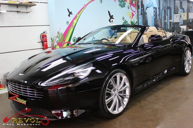 Powerful Aston Martin DB9 Volante in ZeTough Ceramic Coating