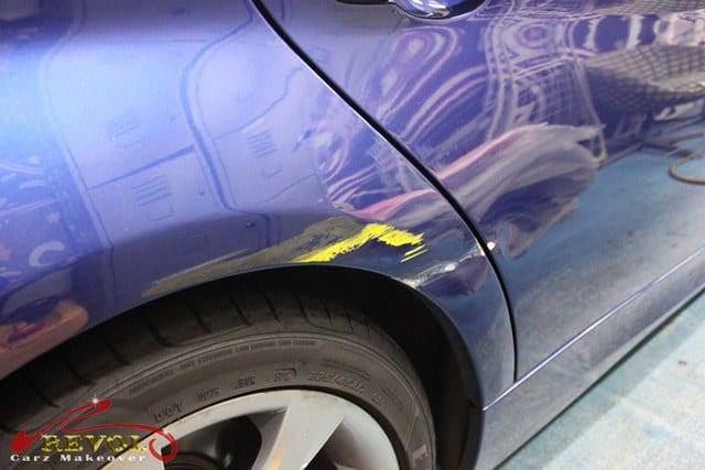 Full car spray paint: BMW 320i in ZeTough Glass Coating