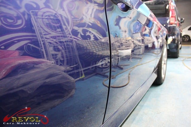 Full car spray paint: BMW 320i in ZeTough Glass Coating