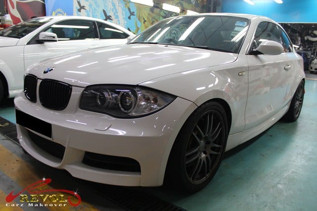 BMW 135i Full Spray Paint with Ceramic Coating finishing 1