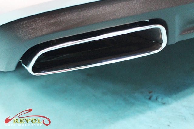 a6 - trapezoidal tailpipes