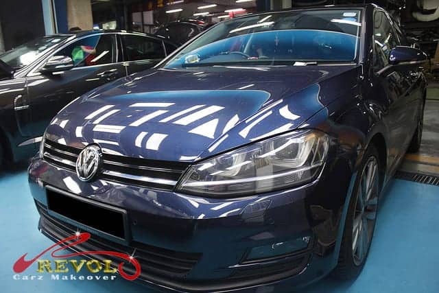Repainting with Coating Protection of Volkswagen Golf A7