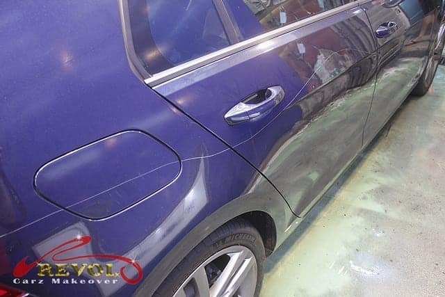 Repainting with Coating Protection of Volkswagen Golf A7