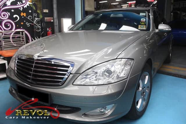 Full Car Repaint with Ceramic Coating on MERCEDES BENZ S350L