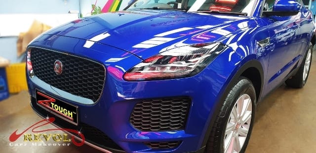 JAGUAR E-PACE 2.0P (200PS) SR in a Titanium Paint Protection