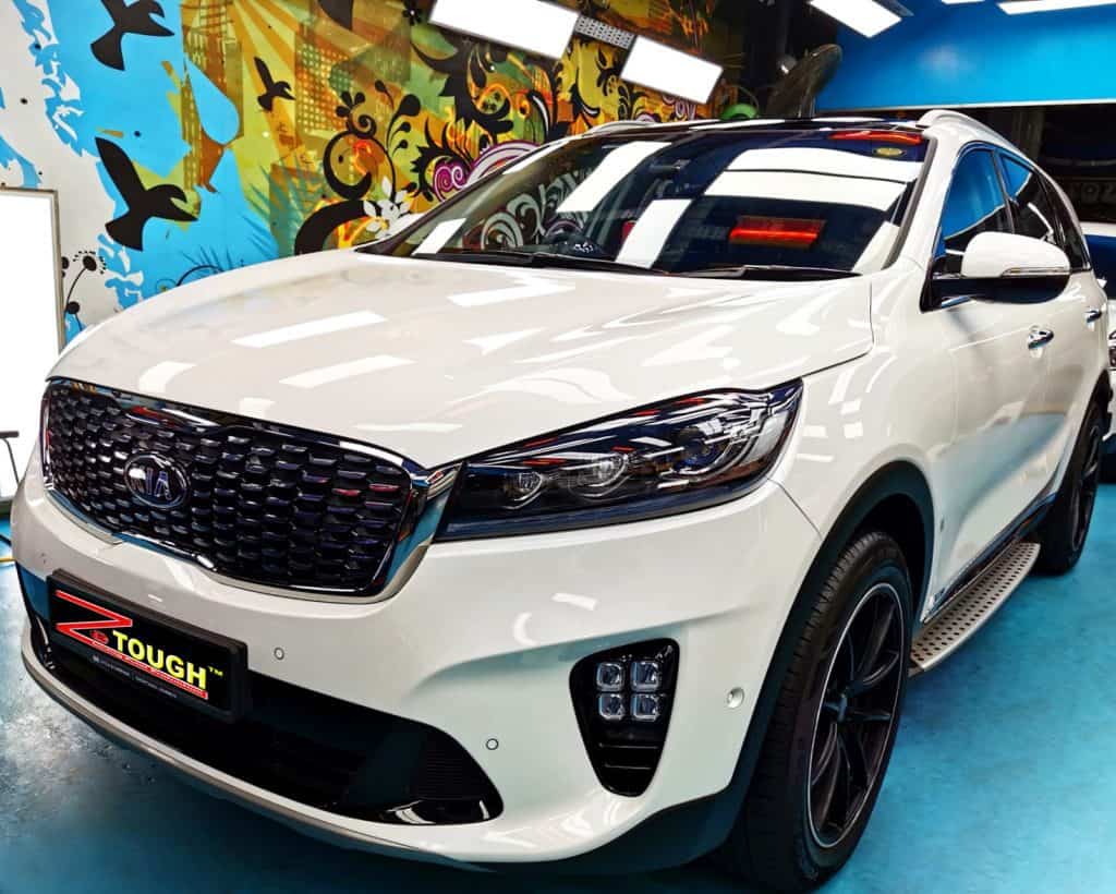 Brawny Kia Sorento Polished With Ceramic Paint Protection