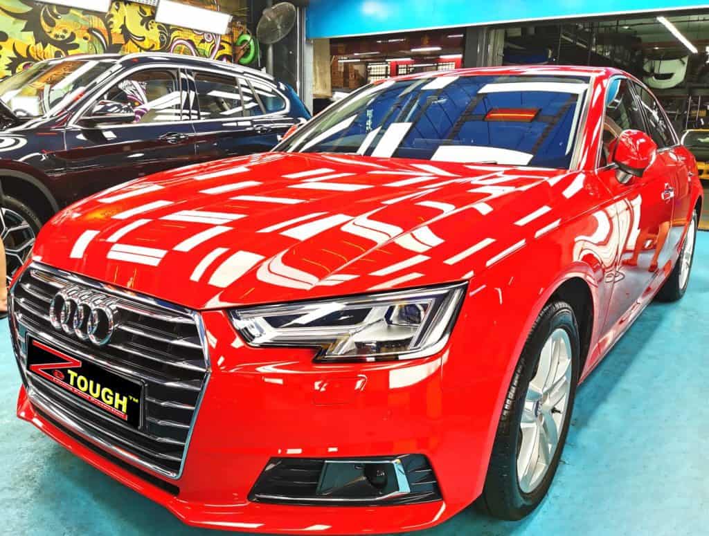 Sizzling Hot Audi A4 With ZeTough Paint Protection