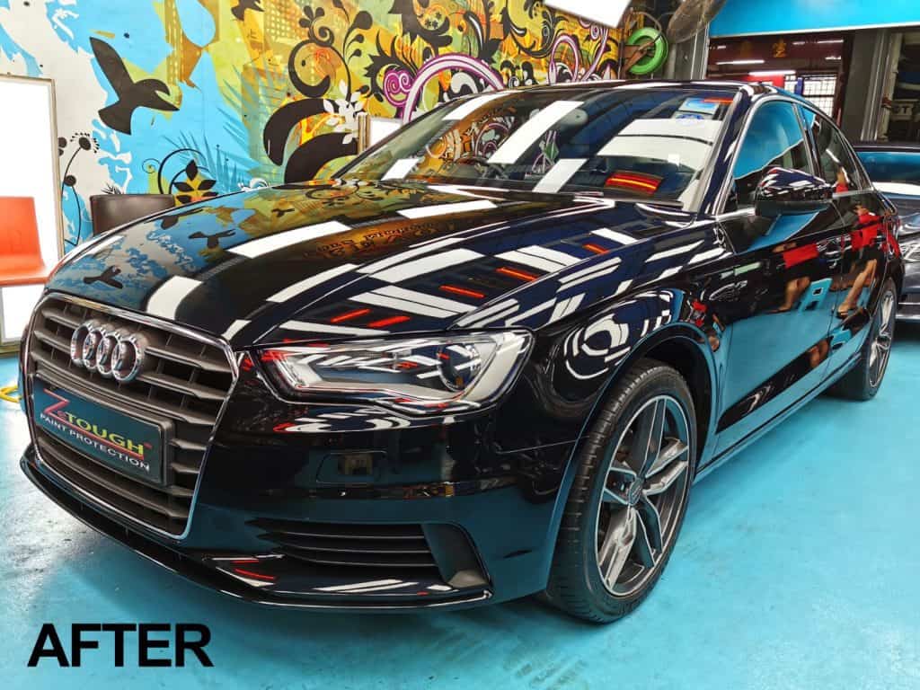 The astounding transformation of this Black Audi A3