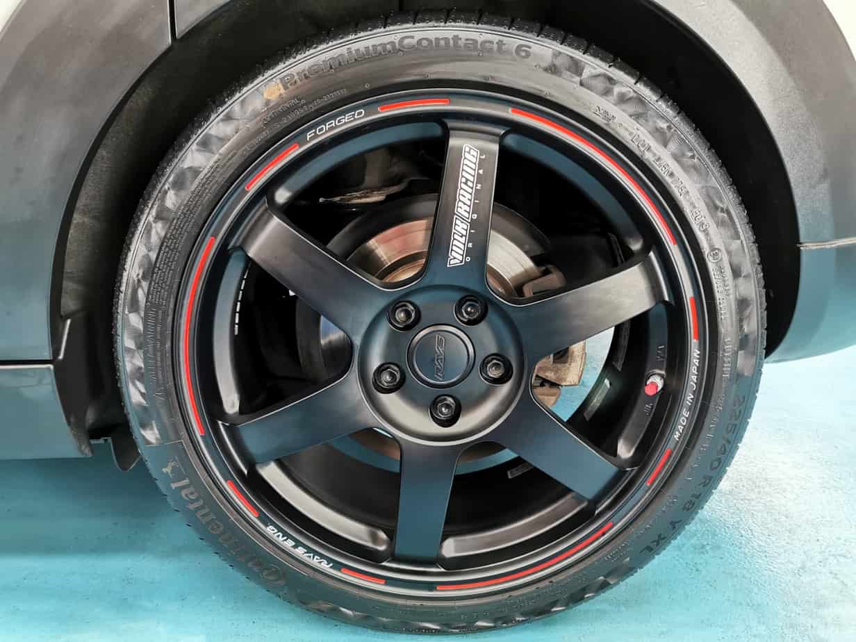 A Mini Cooper S - rims