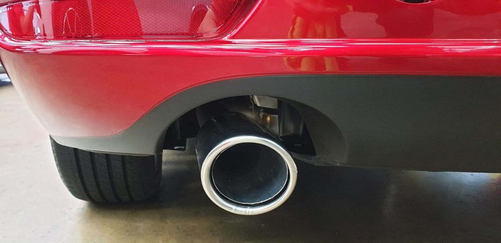 mirror - tail pipe