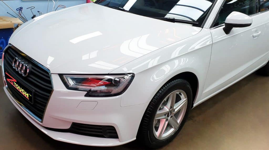 Coating Brand New Audi A3 with Titanium Paint Protection