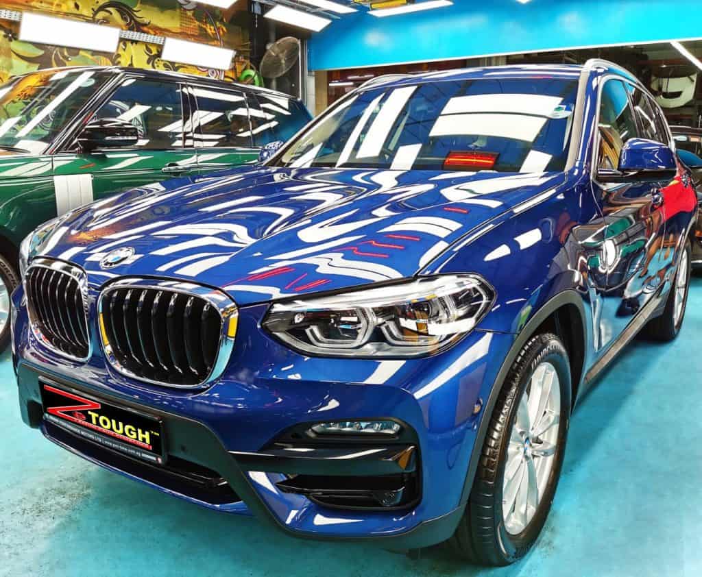 BMW X3 for ZeTough Ceramic Paint Protection Services