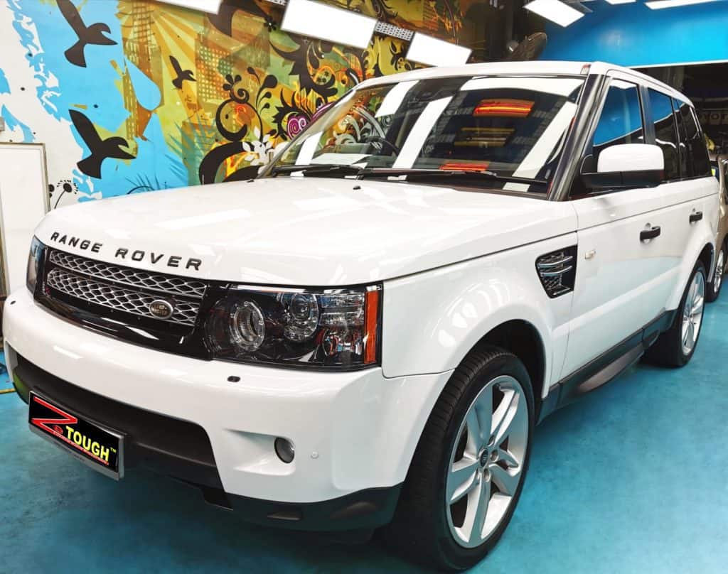 Range Rover sent for Ceramic Paint Protection Services