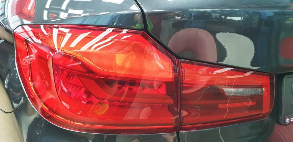 BMW 520i checked-in for ZeTough Titanium premium treatment