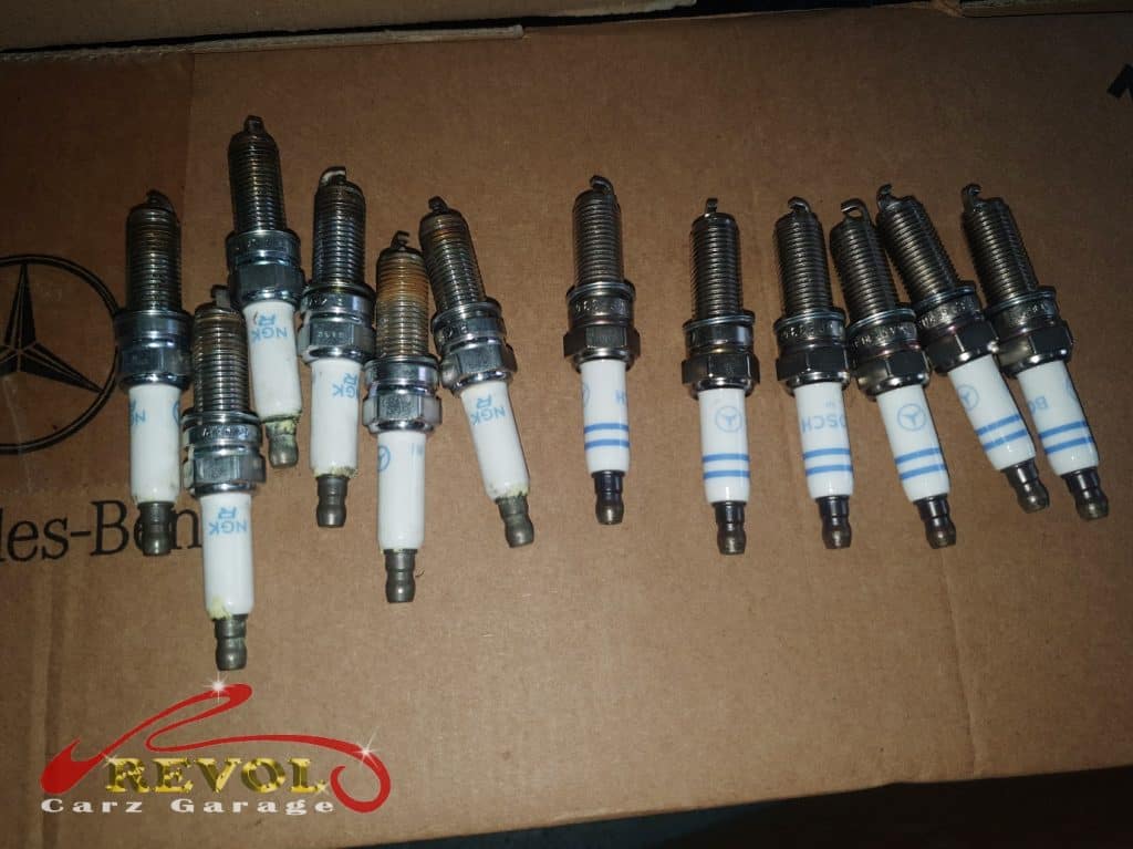 Mercedes-Benz CS 4: - worn spark plugs