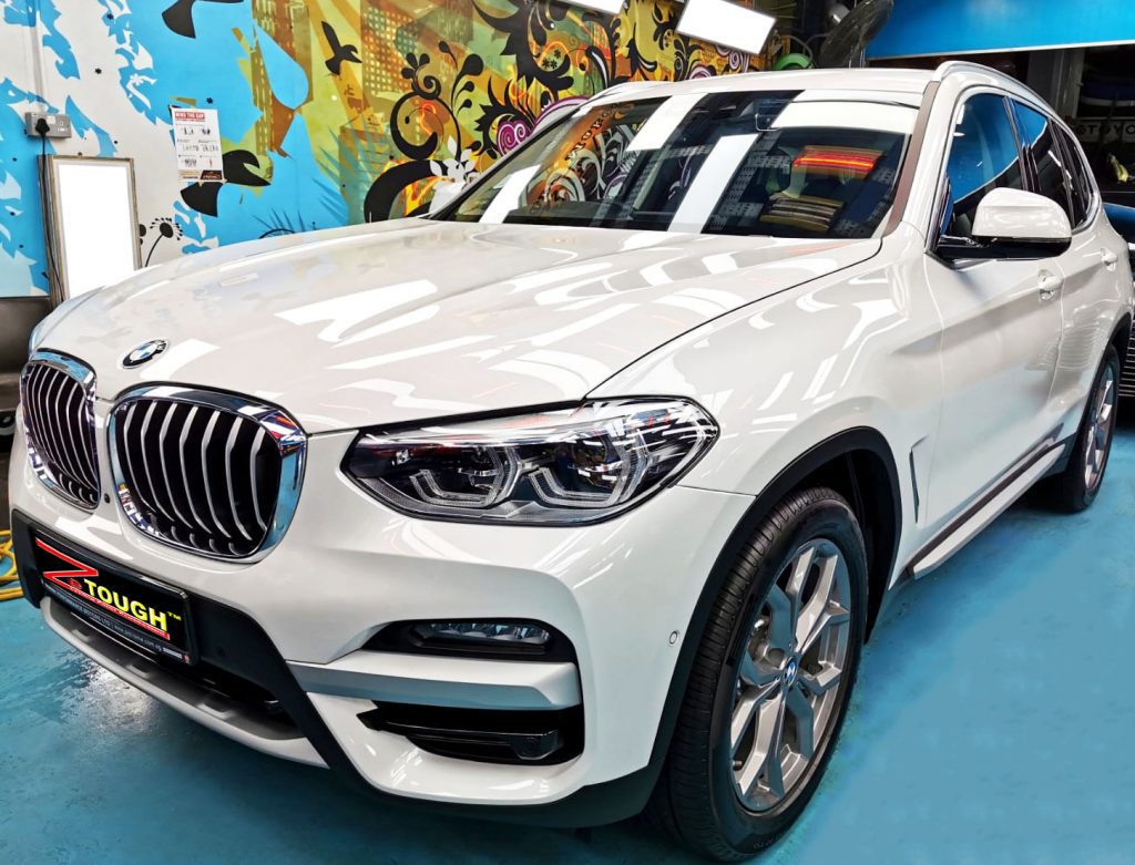 Dazzling White BMW X3 with its Titanium Paint Protection