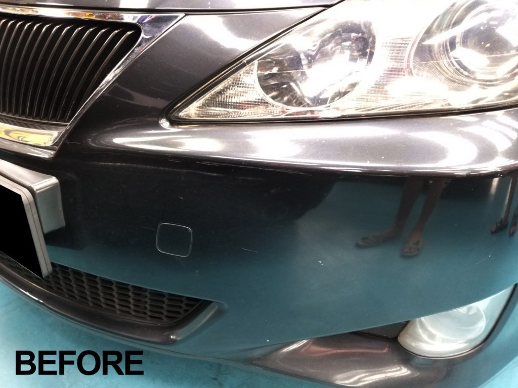 Day 7 Lexus IS250 is All-in for a full spray painting.