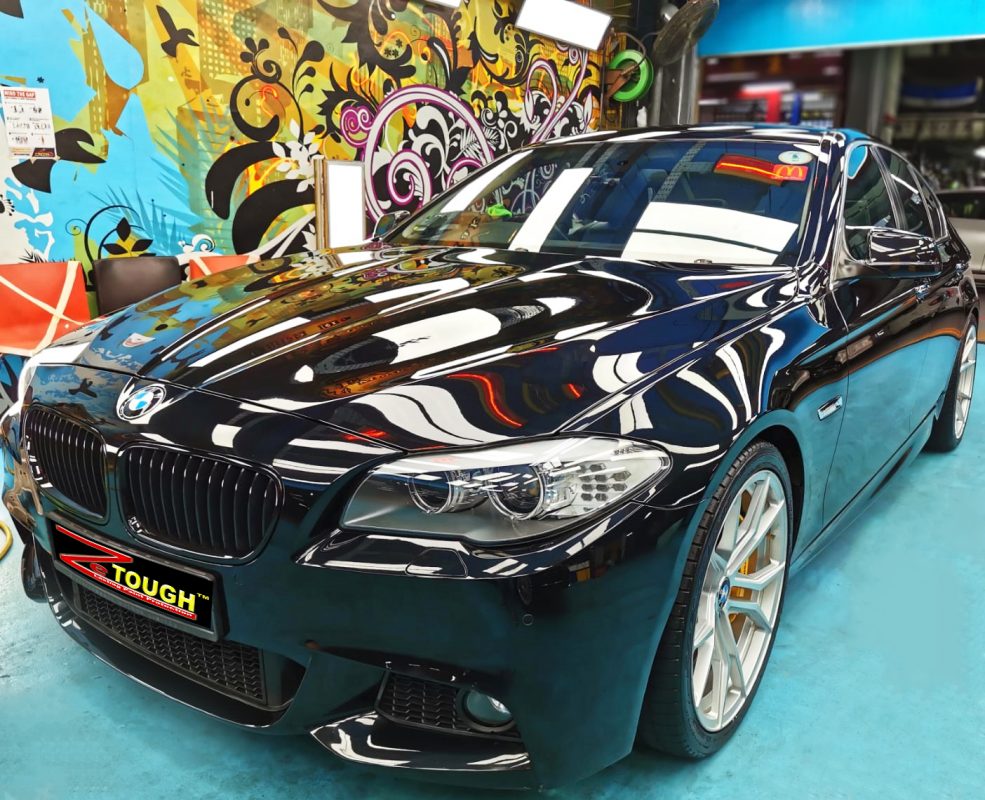 BMW523i pampered with Titanium Paint Protection Coating