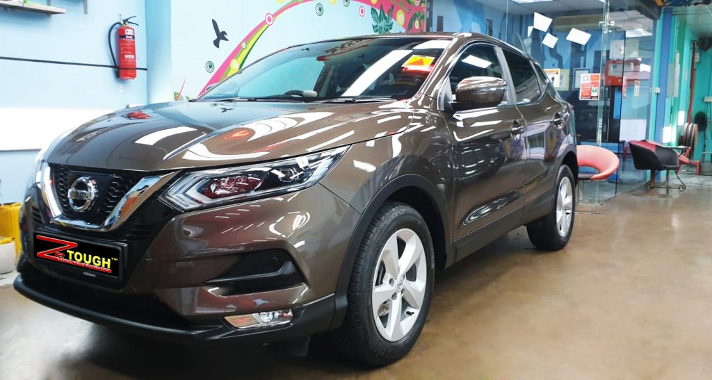 Nissan Qashqai with a touch of Ceramic Paint Protection Coating