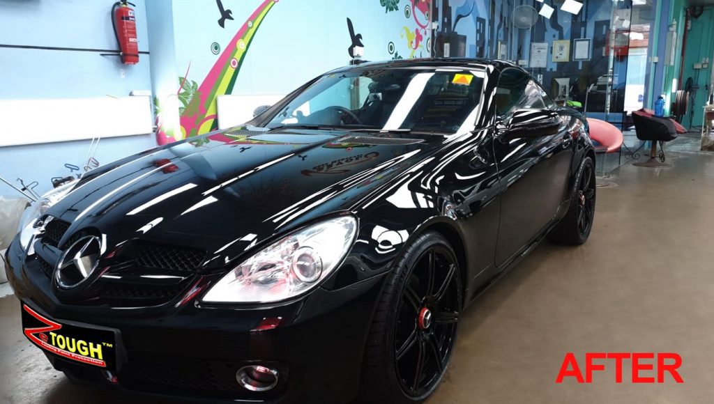 Day 7 Follow up on the Mercedes Benz SLK200 Full Car Respray