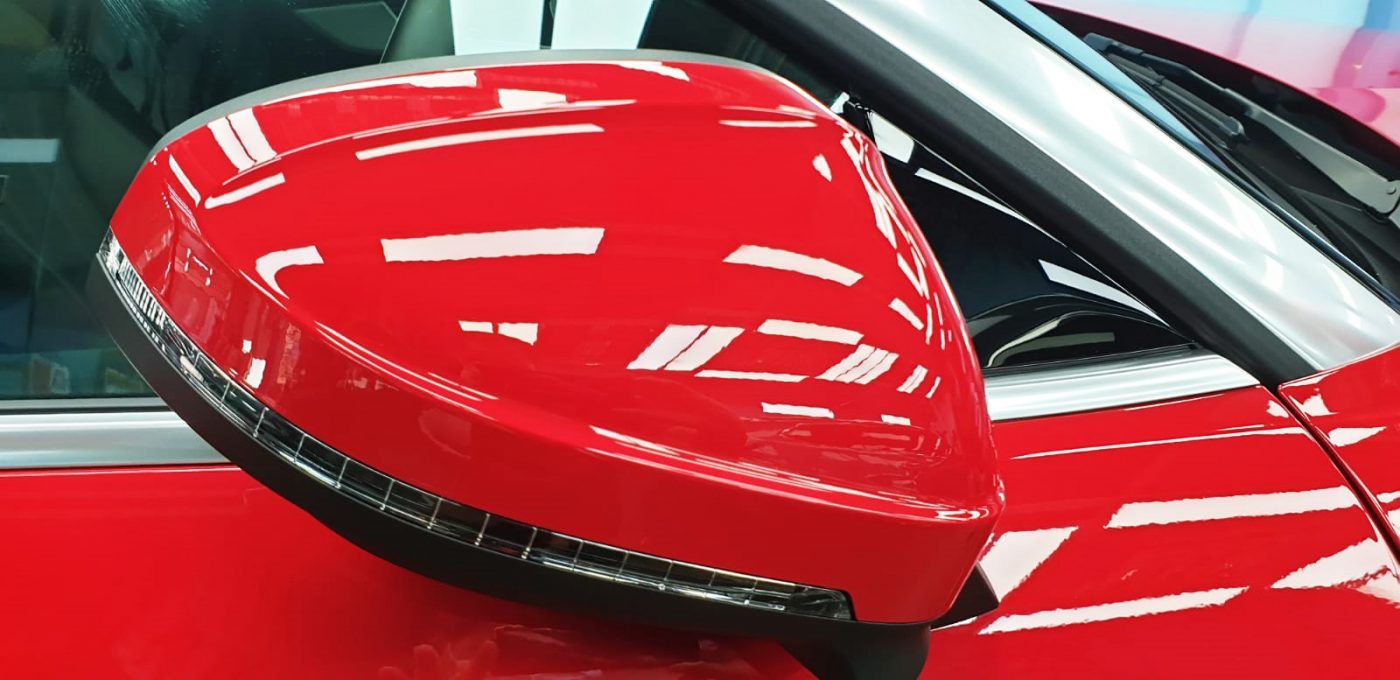 Paint Protection Coating for Hot Red Audi A5 Cabrio