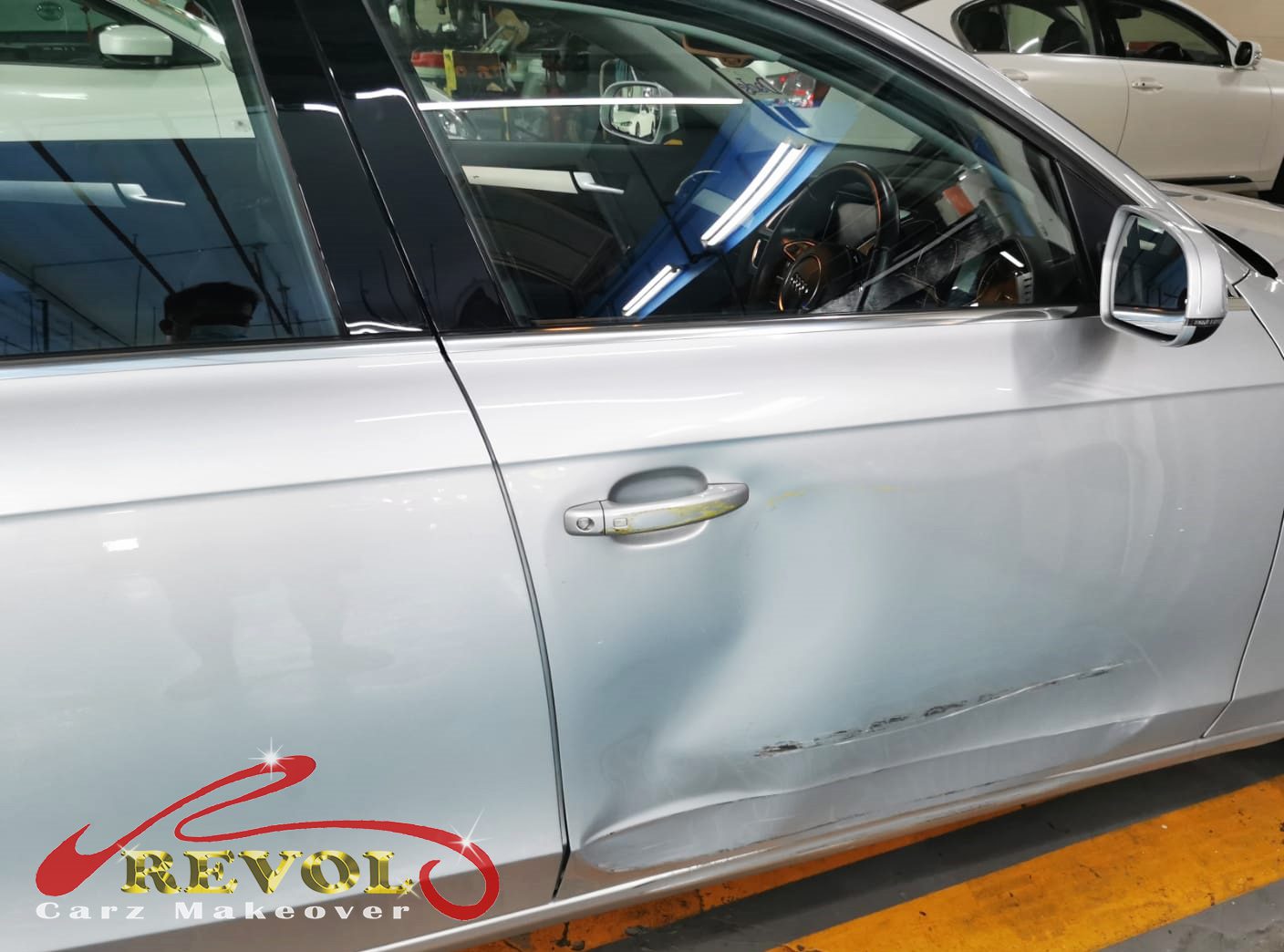 Before And After Of Spray Painting With Panel Beating Service!