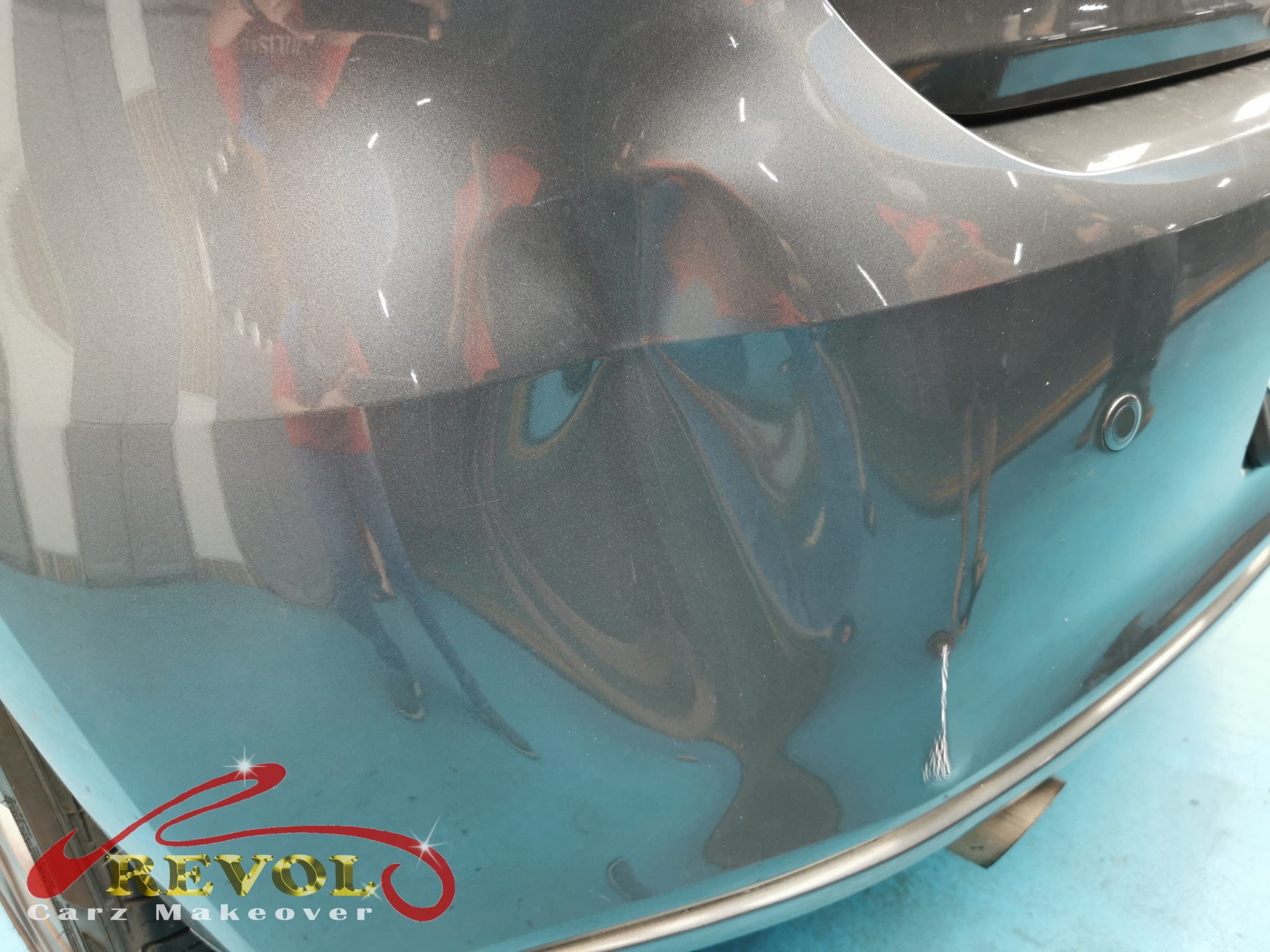 Before And After Spray Painting With Panel Beating Service!