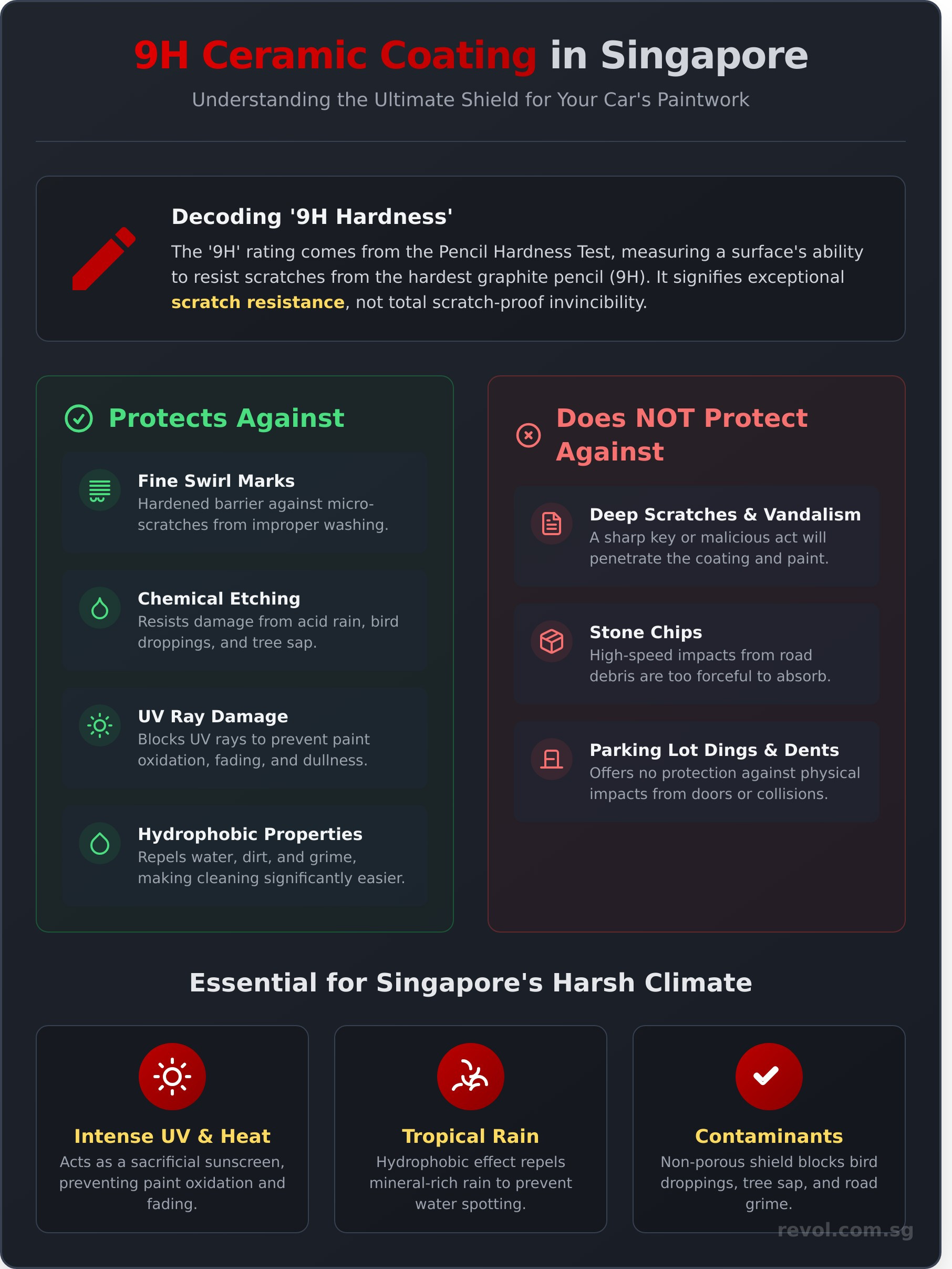9H Ceramic Coating Singapore: An Investment Guide to Ultimate Paint Protection - Infographic