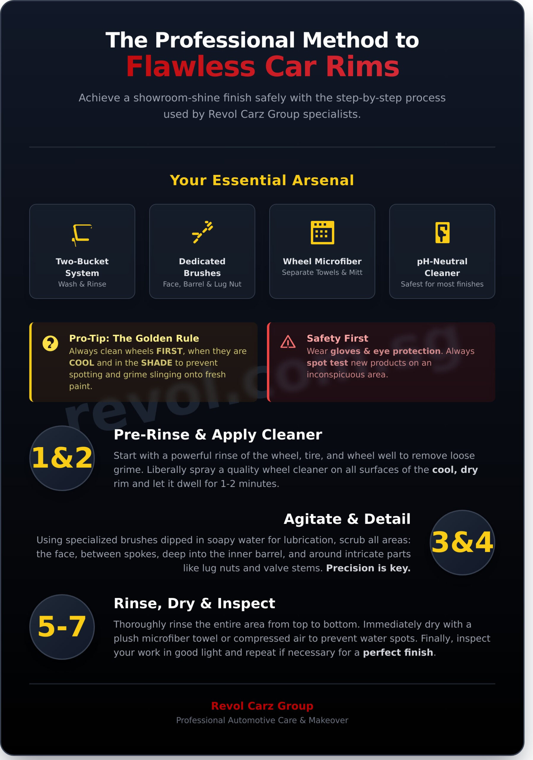 How to Clean Car Rims Like a Pro: The Ultimate Guide - Infographic