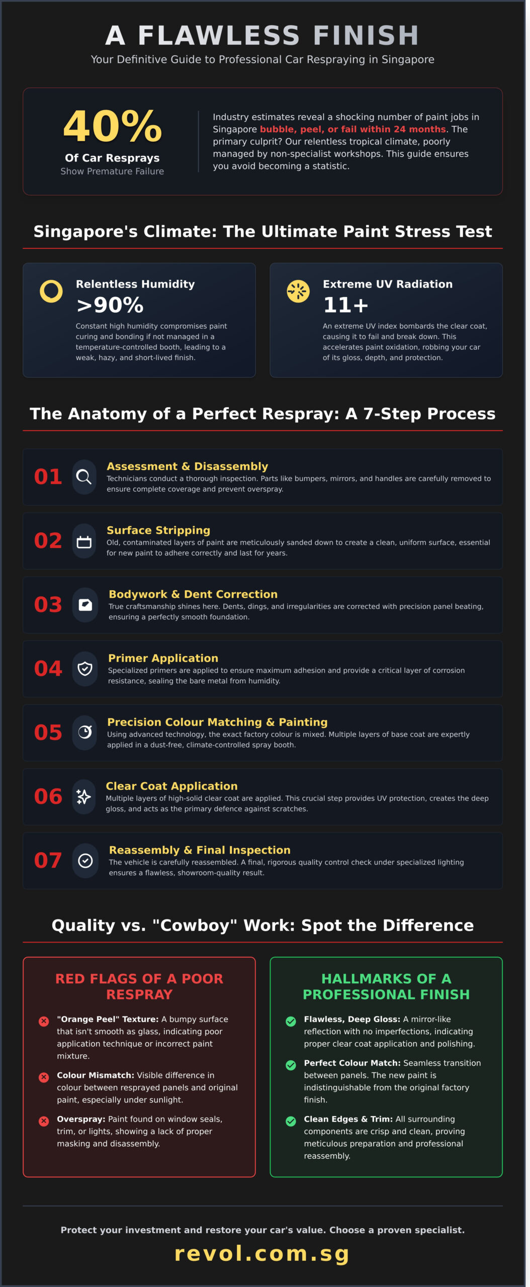 The Ultimate Guide to Finding the Best Car Paint Shop in Singapore (2026 Edition) - Infographic